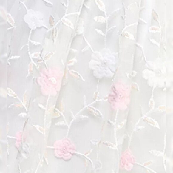 City Studios Floral Embroidered and Sequin Tulle Bustier Gown - Picture 4 of 4